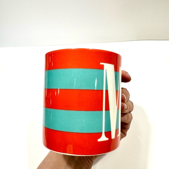 KATE SPADE WHATS IN A NAME INITIAL “M” COFFEE MUG - Picture 6 of 8